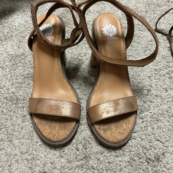 Yellow Box Shoes - Yellow Box Women's Brown Heeled Sandals